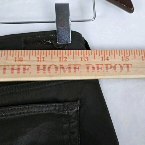 AG Adriano Goldschmied The Legging Ankle Moto Pants Women 27 Dark Olive Coated - Picture 5 of 9